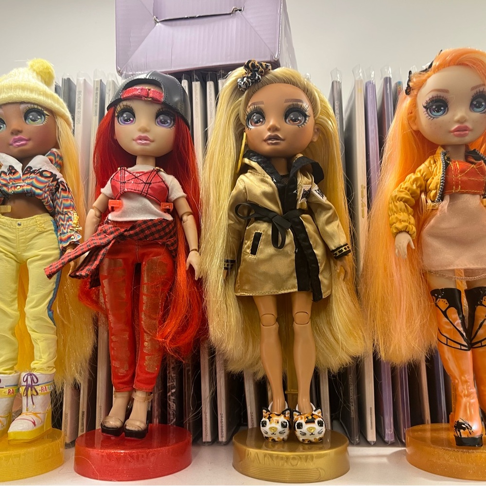 Lot of 19 Rainbow high fashion dolls